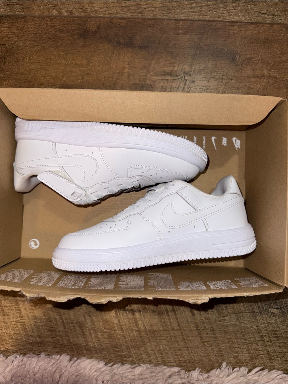 Nike Kids White Low-Top Sneakers